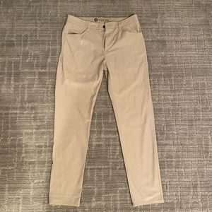 Vuori Meta Pants Men’s 32 Light Khaki